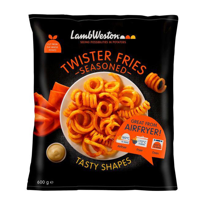 Lamb Weston Twister fries seasoned