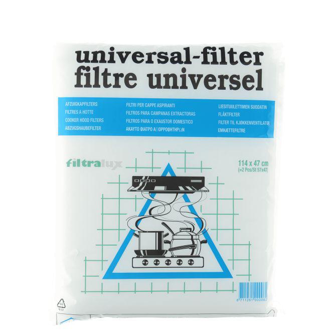 Filtralux Afzuigkapfilters universeel 47 x 57 cm, 2 stuks