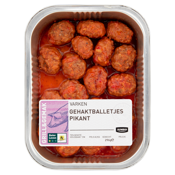 Jumbo Gehaktballetjes Pikant 296g