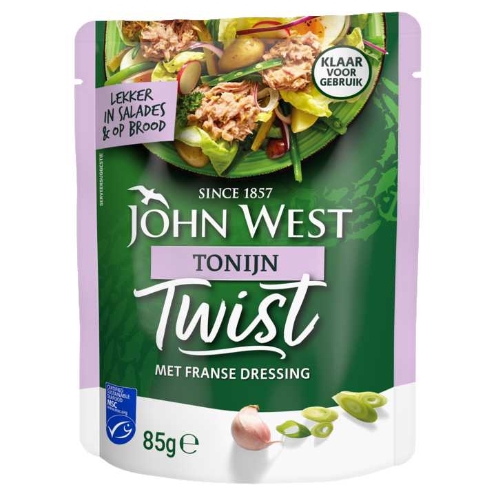 John West Tonijn Twist met Franse Dressing MSC 85g