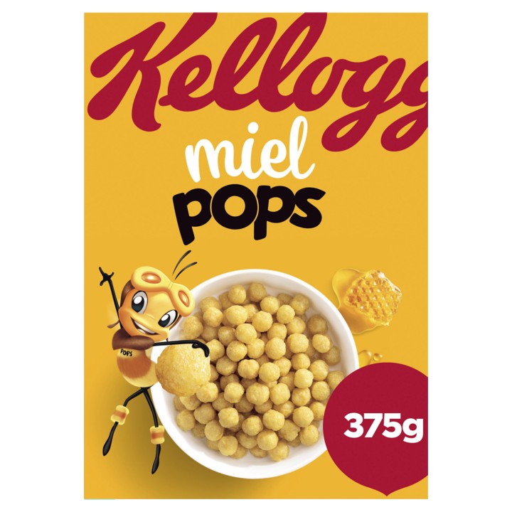 Kellogg&amp;#x27;s Honey Pops Ontbijtgranen 375g