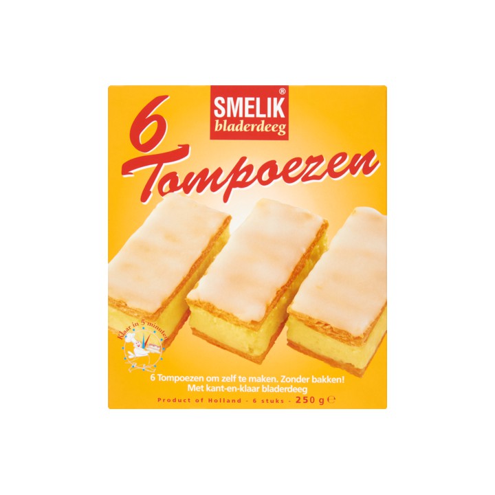 Smelik Tompoezen 6 Stuks 250g