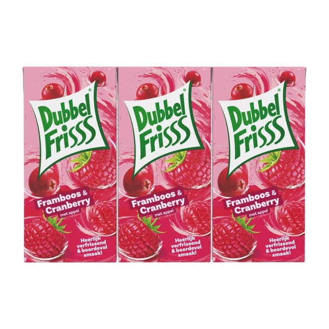 DubbelFrisss Framboos &amp; cranberry