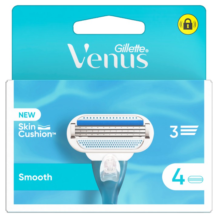 Gillette Venus Smooth Navulmesjes Voor Vrouwen X4