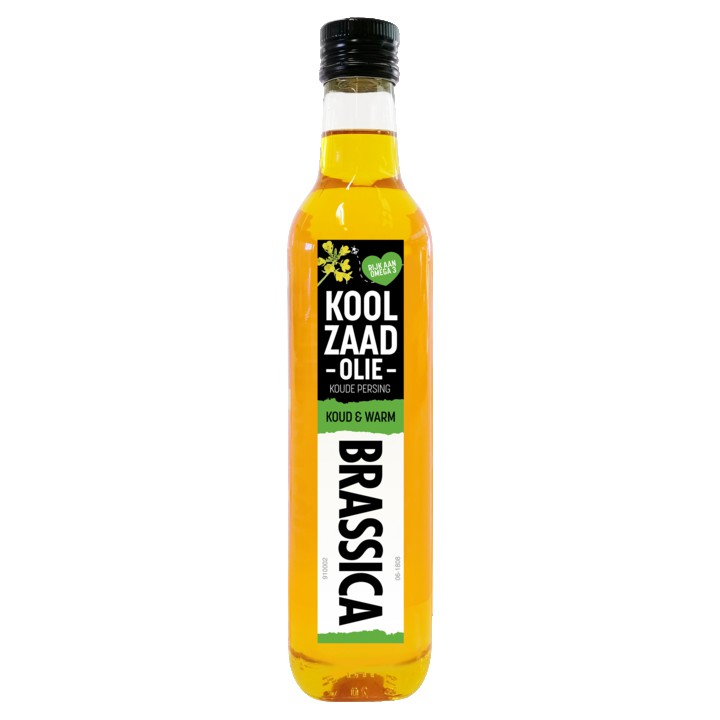 Brassica Koolzaadolie Koud &amp;amp; Warm Veelzijdig 500ml