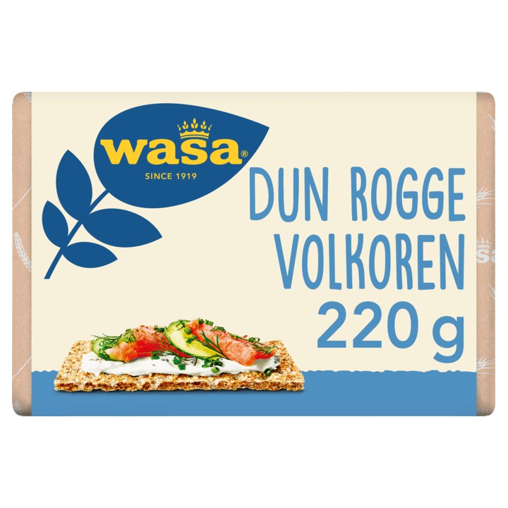 Wasa Dun Rogge Volkoren 220g