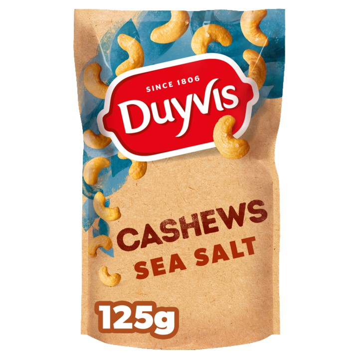 Duyvis Noten Cashews Zeezout 125gr