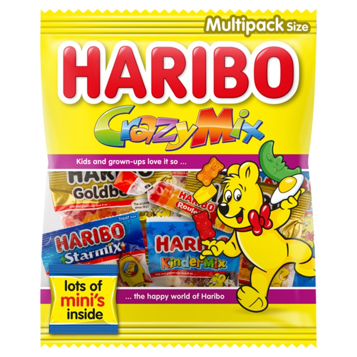 Haribo Crazy Mix Uitdeelzakjes