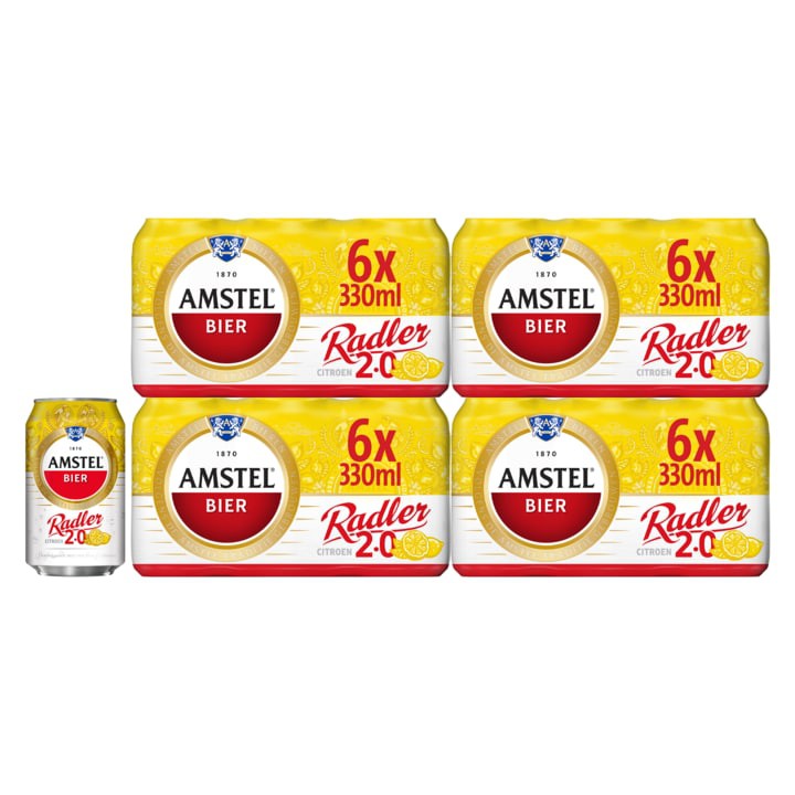 Amstel Radler Bier Citroen Blik 4 x 6 x 330ml