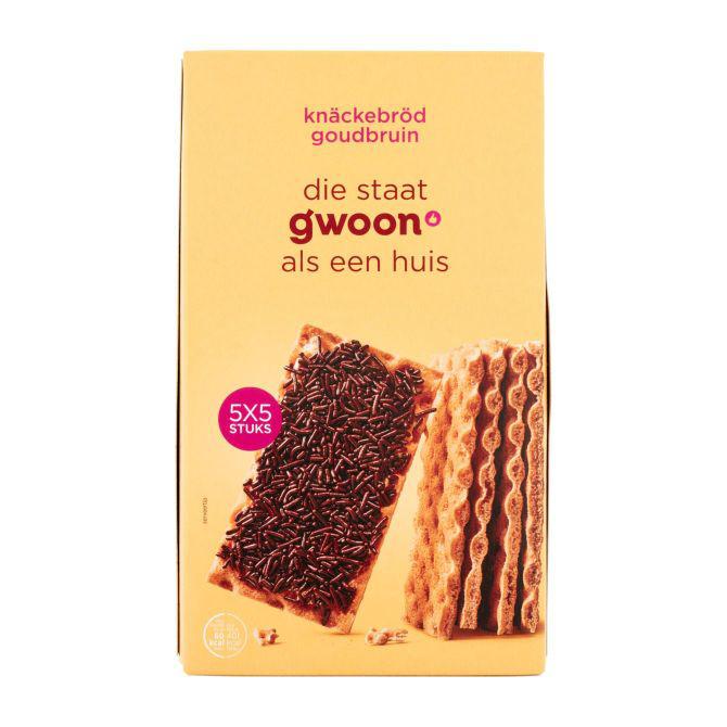 g&#039;woon&amp;nbsp;Knackebrood goudbruin