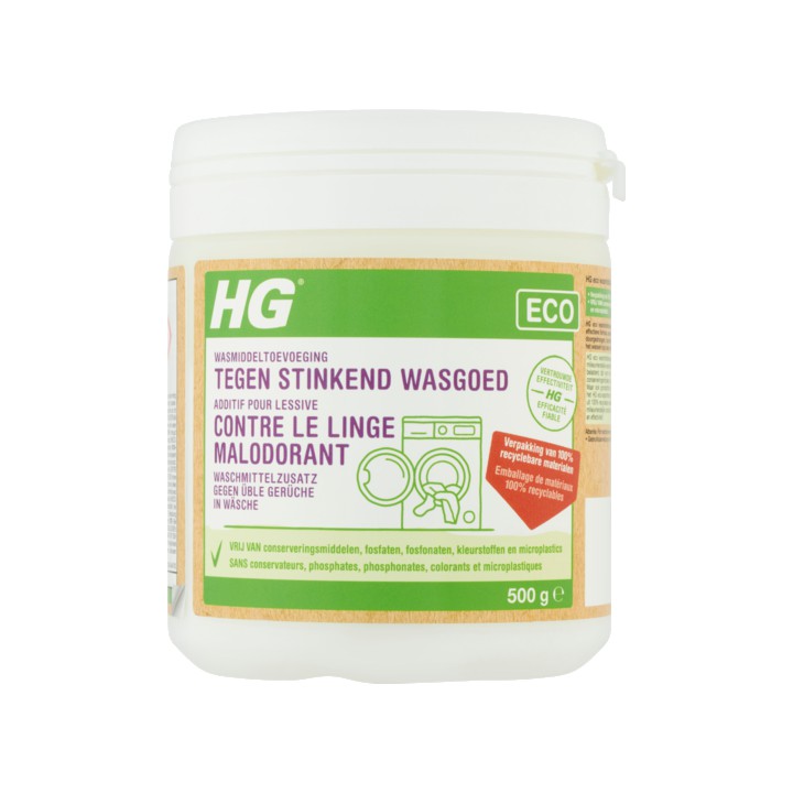 HG Eco Wasmiddeltoevoeging Tegen Stinkend Wasgoed 500g