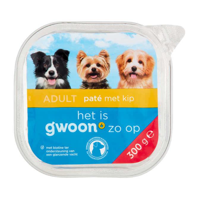 g&#039;woon Pate premium kip hond