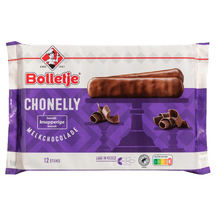 Bolletje Chonelly Melkchocolade 12 Stuks 190g