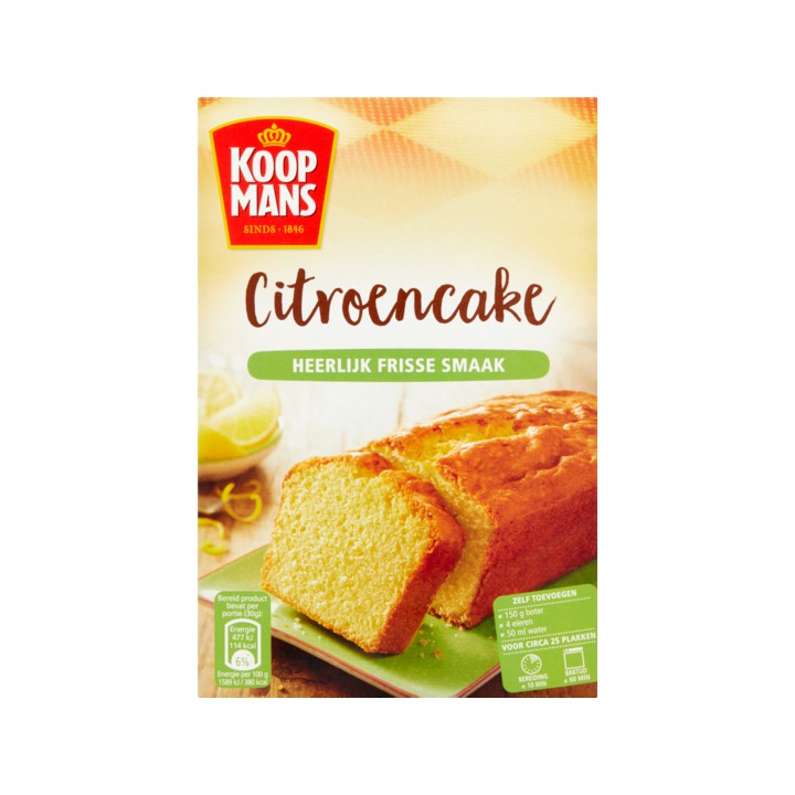 Koopmans Citroencake 400g