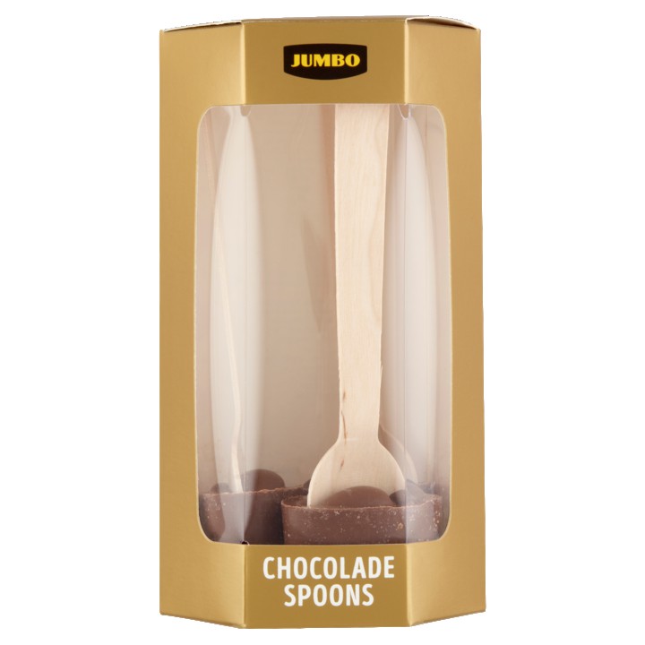 Jumbo Chocolade Spoons Melkchocolade met Koffiesmaak 90g