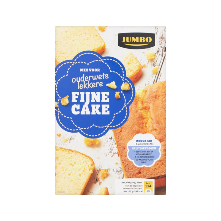 Jumbo Mix voor Ouderwets Lekkere Fijne Cake 400g