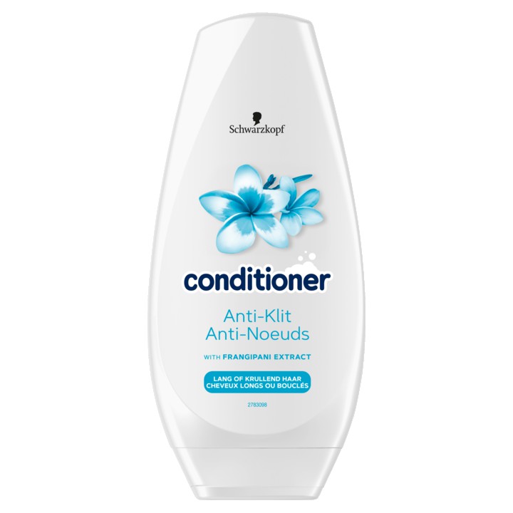 Schwarzkopf Conditioner Anti-Klit 250 ml, voor lang of krullend haar