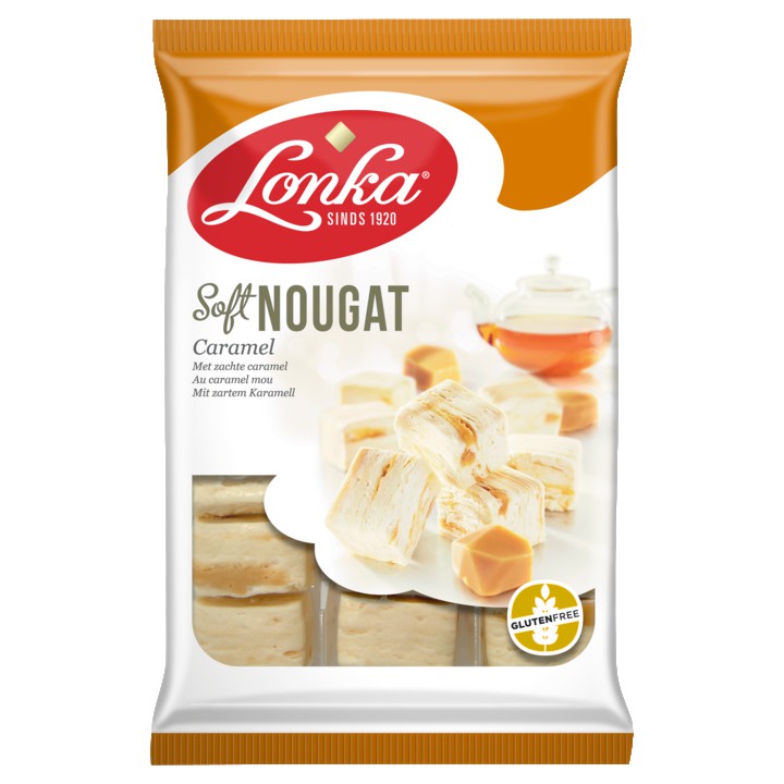 Lonka Soft Nougat Caramel 210g