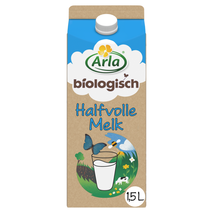 Arla Biologisch Halfvolle Melk 1, 5L