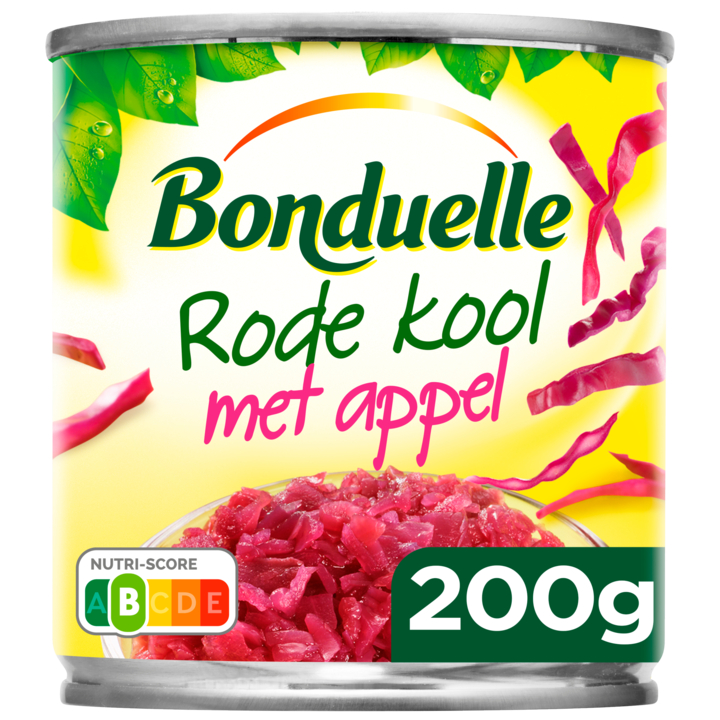 Bonduelle Rode kool met appel 200g
