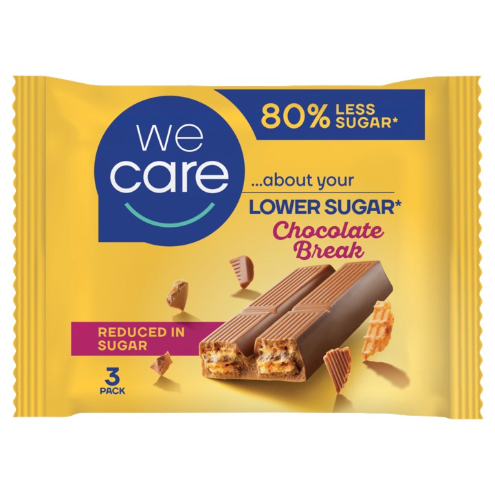 We Care Low Carb Chocolade Break 65g