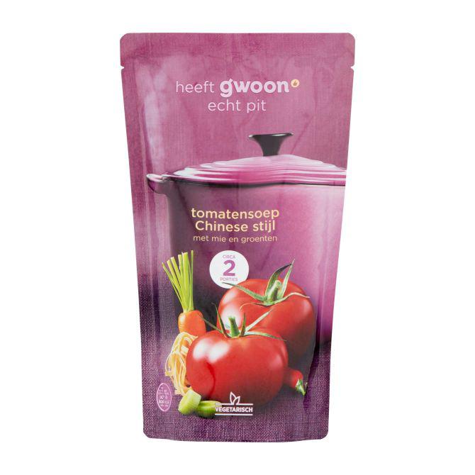 g&#039;woon Chinese tomatensoep