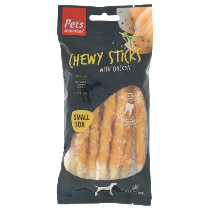 Pet&amp;#x27;s Unlimited Chicken Sticks 10St