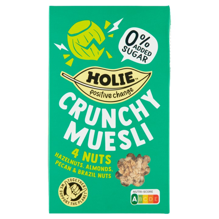 Holie Crunchy Muesli 4 Nuts 400g