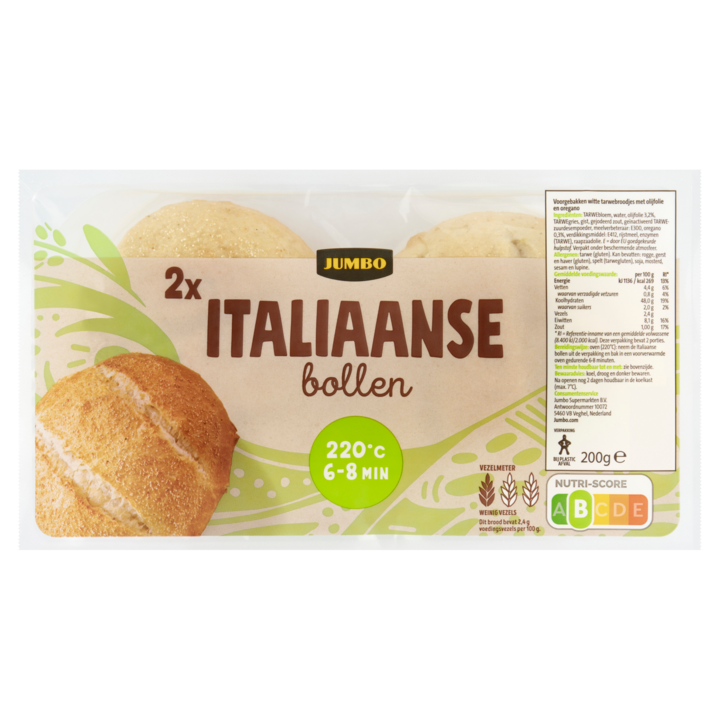 Jumbo - Italiaanse Bollen - 2 Stuks