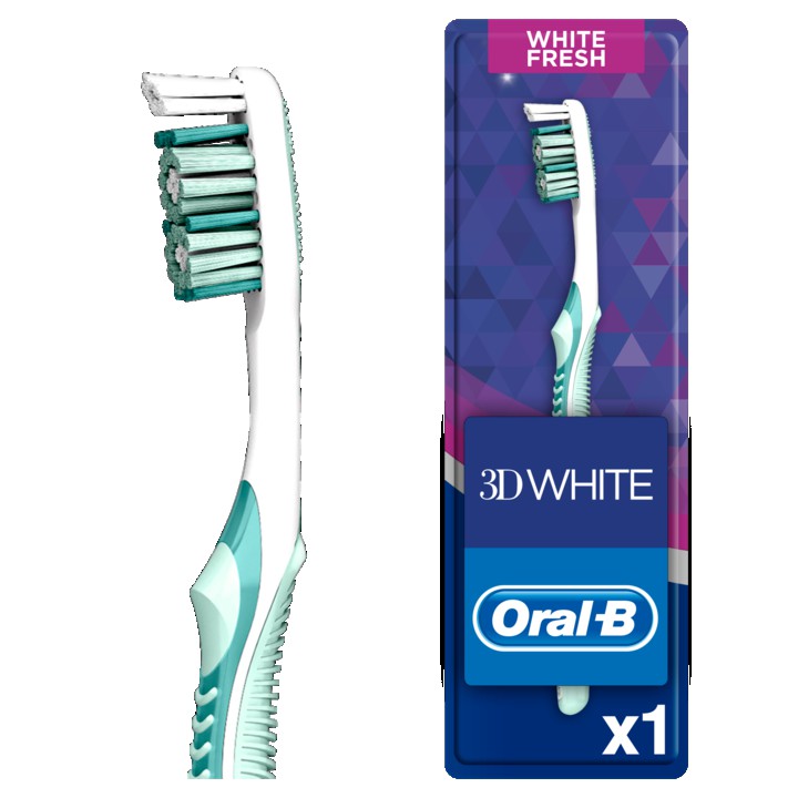 Oral-B 3D White Fresh Tandenborstel Medium | Nederland Life Oral-B 3D White Fresh Tandenborstel Medium