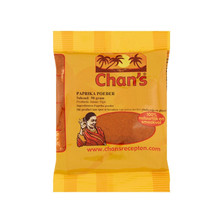 Chan&amp;#x27;s Paprika Poeder 50g