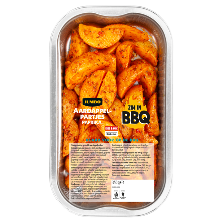 Jumbo Aardappelpartjes Paprika 350g