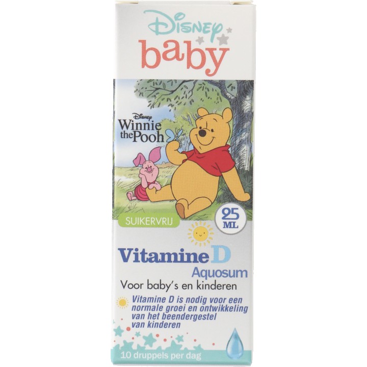 Disney Baby Winnie the Pooh vitamine D aquosum, 25ml