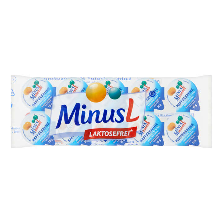 MinusL Lactosevrije Koffiemelkcupjes 10 x 10g