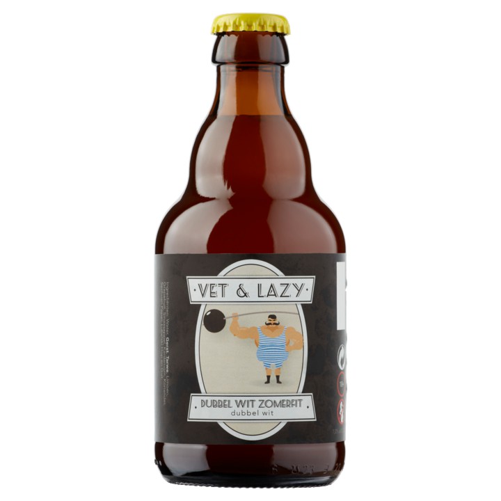 Vet &amp;amp; Lazy - Dubbel Wit Zomerfit - Fles - 330ML