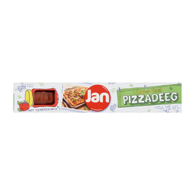 Jan Vers pizzadeeg met saus