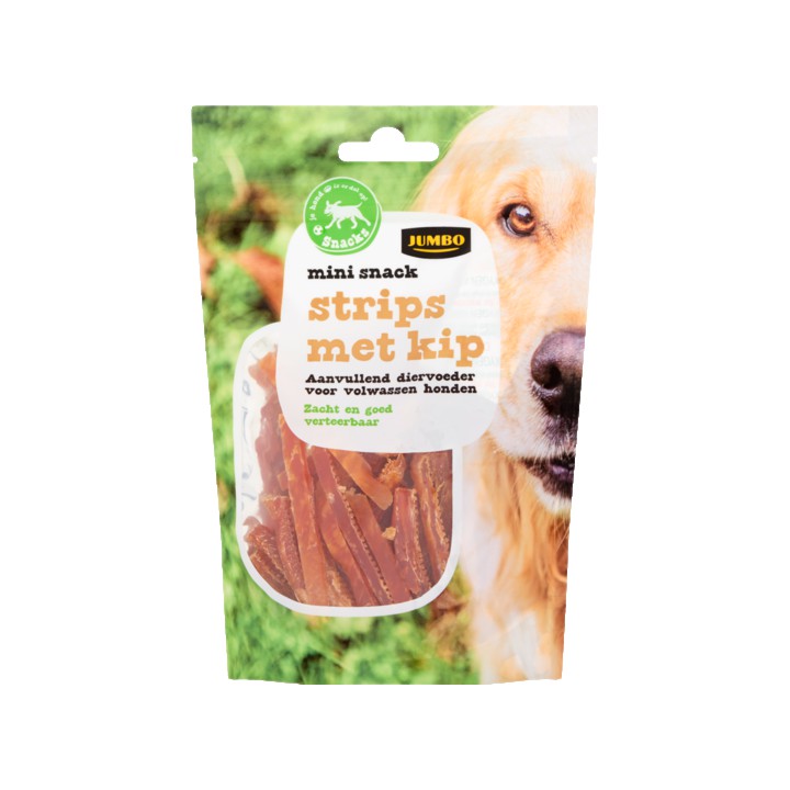 Jumbo Honden Snackstrips met Kip Mini 100g