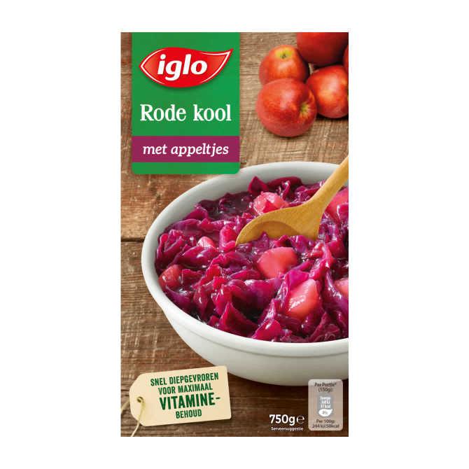 Iglo Rode kool met appeltjes