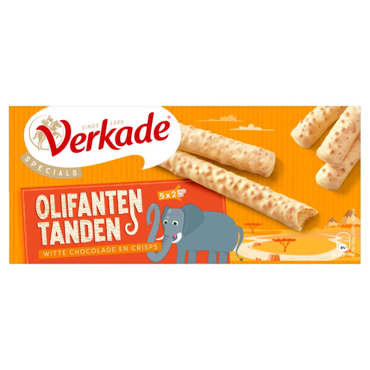 Verkade Olifantentanden 150 g (5 x 2 stuks)