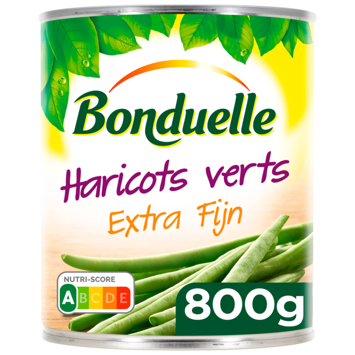 Bonduelle Haricots verts extra fijn 800g