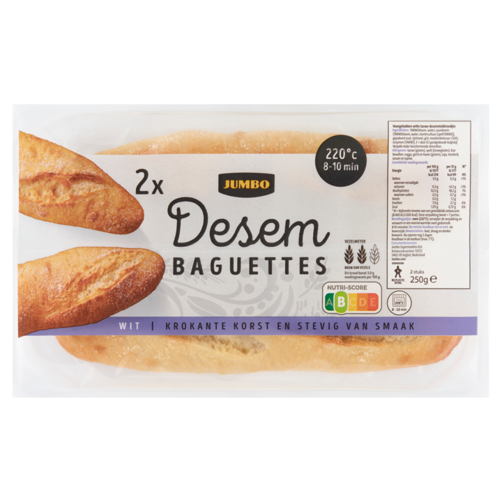 Jumbo - Desem Baguettes - 2 Stuks