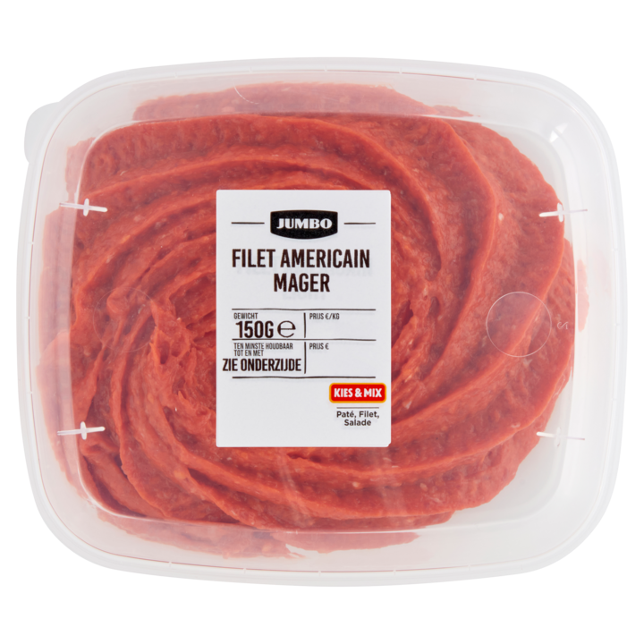 Jumbo Filet Americain Mager 150g