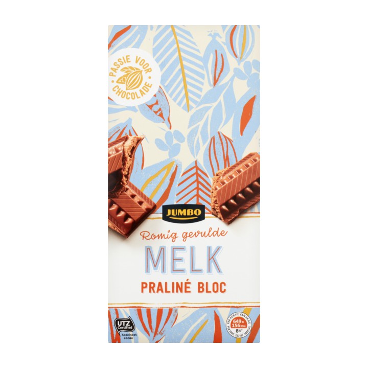 Jumbo Melk Praline Bloc 200g