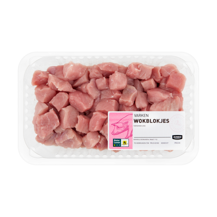 Jumbo Wokblokjes Varken 600g