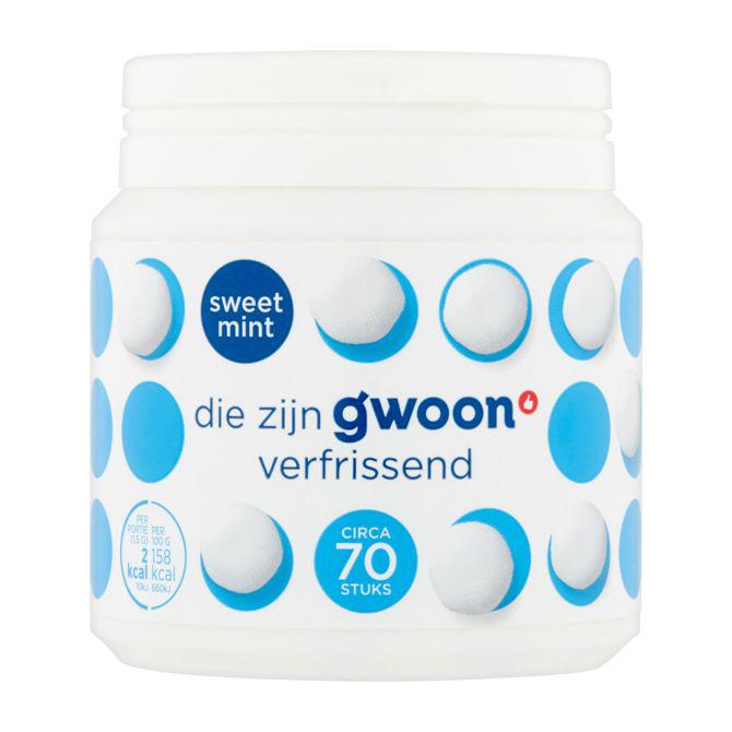 g&#039;woon Kauwgom sweetmint