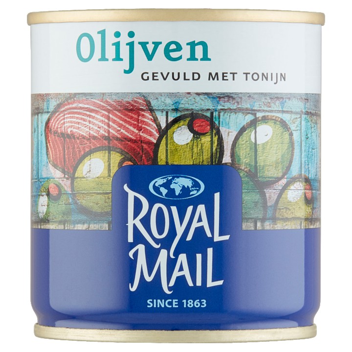 Royal Mail Olijven Gevuld met Tonijn 200g