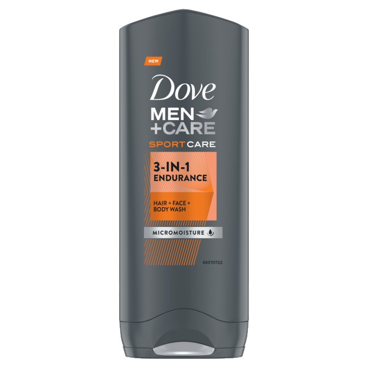 Dove Men+Care Sport Care 3-in-1 Douchegel Endurance 250ml