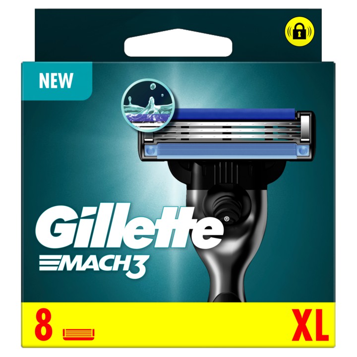 Gillette Mach3 Navulmesjes Voor Mannen Navulmesjes, 8 Stuks