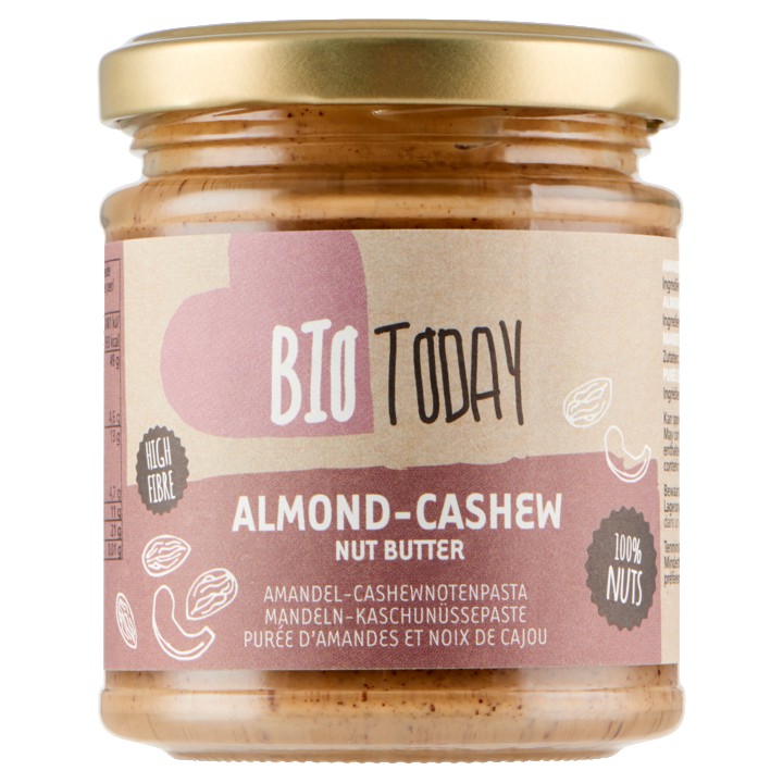 Bio Today Amandel-Cashewnotenpasta 170 g Bus