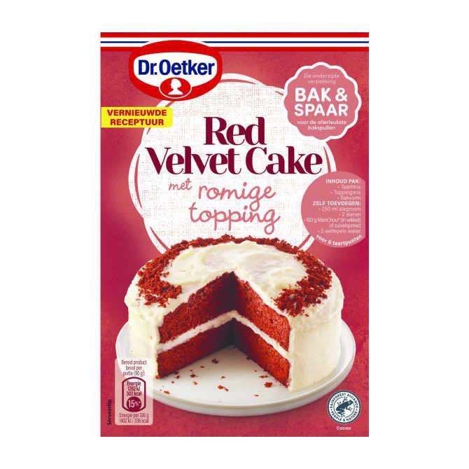 Dr. Oetker Verwen red velvet cake